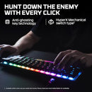 HYPERX MECHANICAL GAMING KEYBOARD ULTRA COMPACT 60% TACTILE AQUA SWITCH - BLACK - Like New