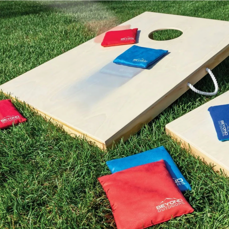 BEYOND OUTDOORS WOODEN BEAN BAG TOSS - Like New