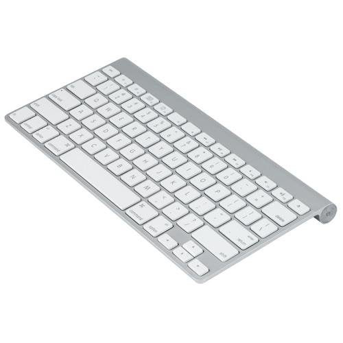 APPLE BLUETOOTH WIRELESS KEYBOARD (MC184LL/A) - WHITE - Scratch & Dent