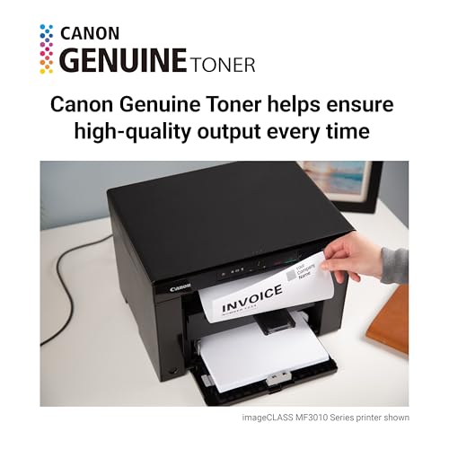 Canon 125 Black Toner Cartridge Compatible with MF3010, MF3010 VP, LBP6030W - Brand New
