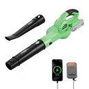 WORKPROX LEAF BLOWER CORDLESS, 20V ELECTRIC BLOWER, WX125309A - GREEN - Like New