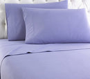 Shavel Home Products Micro Flannel Solid Sheet Set, Queen, Amethyst - Like New