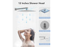 LUXURY HOME EVERSTEIN HIGH-PRESSURE RAINFALL SHOWER SYSTEM - NICKEL - Like New