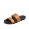 CJ2827 REEF WOMEN'S, CUSHION VISTA SLIDE, SIZE WOMEN 8 (JP W25) - COGNAC BLACK - Like New