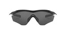 OAKLEY MENS M2 FRAME XL RECTANGULAR POLISHED BLACK/GREY OO9343 - Like New