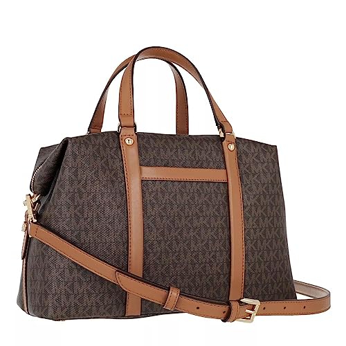 30T1GKNS2B Michael Kors Beck Medium Satchel Brown/Acorn One Size - Like New