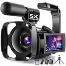 BREGOO X70 5K VIDEO CAMERA CAMCORDER VLOGGING CAMERA FOR YOUTUBE - BLACK - Like New