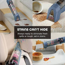 SHARK STAINFORCE CORDLESS PORTABLE SPOT STAIN ODOR REMOVER SYSTEM HX105 - BLUE - Like New