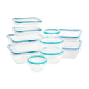 Snapware Plastic Total Solutions 10-Pack Mixed Sizes Food Storage Set - Brand New