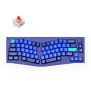 KEYCHRON Q8 ALICE LAYOUT QMK CUSTOM MECHANICAL KEYBOARD - NAVY BLUE - Like New