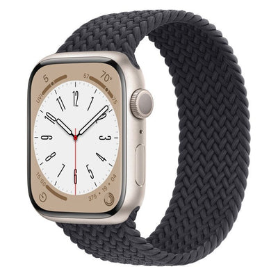 APPLE WATCH 45MM BRAIDED SOLO LOOP - SIZE 12 - MIDNIGHT - Like New