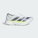 ADIDAS ADIZERO ADIOS PRO 4 SIZE: 9 - CLOUD WHITE / IRON METALLIC / SOLAR YELLOW - Brand New