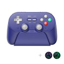 8BITDO PRO 3 BLUETOOTH CONTROLLER SWAPPABLE ABXY BUTTONS TMR JOYSTICKS - PURPLE - Like New
