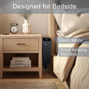 JNOSFL Gun Safe Handgun Biometric Bedside Pistol Safe Nightstand VE12-B - BLACK - Like New
