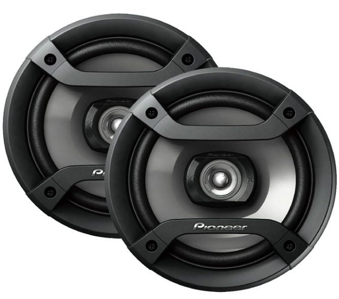 Pioneer TS-F1634R 6.5" 200W 2-Way Speakers - BLACK MISSING ACCESSORIES - Like New