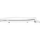 BEMIS 1800EC 000 Plastic Toilet Seat Easy Clean Change Hinges ELONGATED - White - Brand New