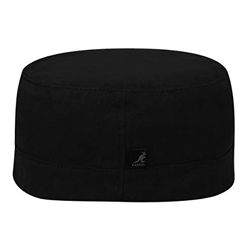 KANGOL COTTON TWILL ARMY CAP SIZE: SMALL/ MEDIUM - BLACK - Brand New