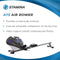 Stamina ATS Air Rower Smart Workout App No Subscription Required - Gray Like New