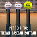 FRANKLIN SPORTS KIDS TEEBALL BATTING TEE 1 POSITION HITTING TEE 24894 - Black - Like New