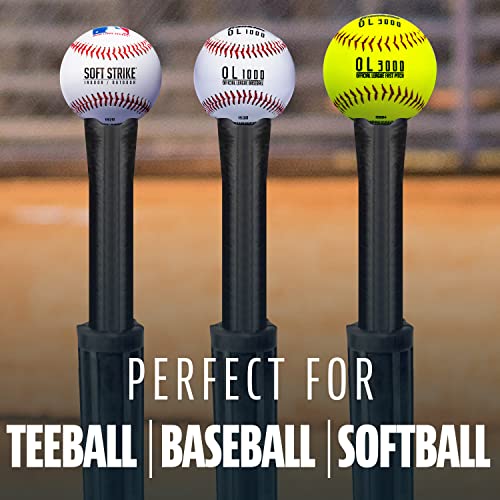 FRANKLIN SPORTS KIDS TEEBALL BATTING TEE 1 POSITION HITTING TEE 24894 - Black - Like New