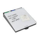 ECR4KIDS MESSAGESTOR DRY-ERASE GLASS BOARD MEMO STATION DESK - WHITE - Like New