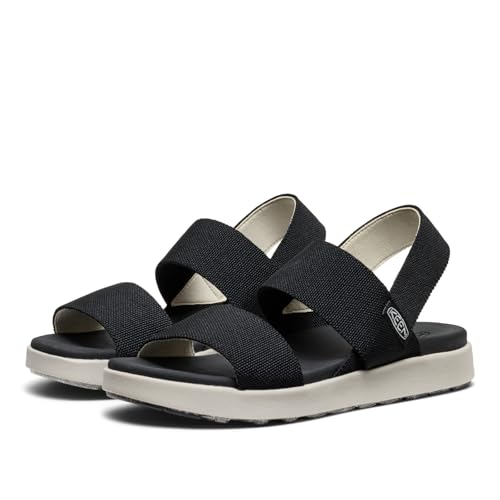 KEEN WOMEN'S ELLE BACKSTRAP CASUAL PLATFORM OPEN TOE WEDGE SANDALS - SIZE 8.5 W - Like New