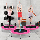 Goplus Mini Folding Trampoline, 36‘’/38‘’ Foldable Fitness Rebounder for Adults - Brand New