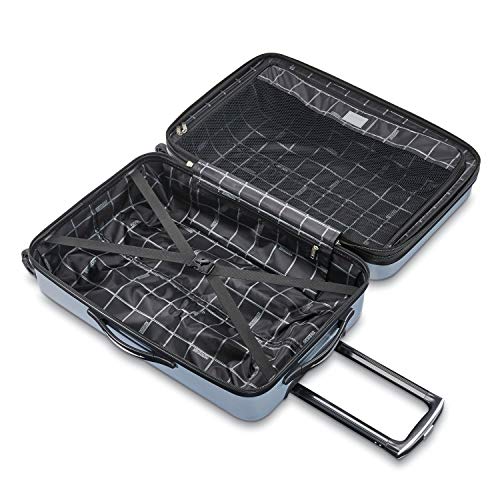 AMERICAN TOURISTER MOONLIGHT HARDSIDE EXPANDABLE CARRY-ON 21-INCH - SILVER - Like New