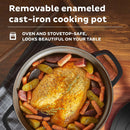 Instant pot DOMC6000 Electric Round Dutch Oven 6-quart 140-0051-01 - Black - Like New