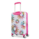 SARAH JESSICA PARKER HARDSIDE CARRY ON SPINNER SUITCASE - WHITE SHOE WHEEL - Like New