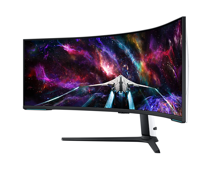 SAMSUNG 57" ODYSSEY NEO G9 G95NC DUAL UHD RESOLUTION 240HZ 1MS - WHITE - Like New
