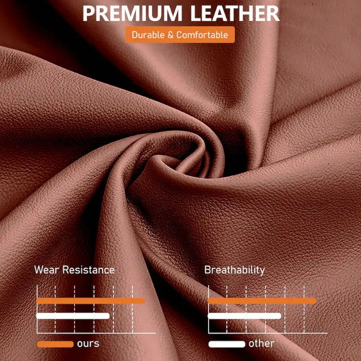 KERDOM - ERGONOMIC PU LEATHER OFFICE CHAIR - BROWN - Like New