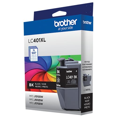 Brother Genuine LC401XLBK High Yield Black Ink Cartridge - Like New