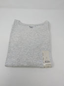 NO BOUNDARIES WOMEN’S CROPPED COTTON TEE - SIZE: 2XL - PLATINUM SILVER HEATHER - Like New