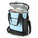 TITAN BY ARCTIC ZONE 13QT BUCKET COOLER ICE WALLS ARCTIC PEAK: SOFT-SIDED - BLUE - Like New