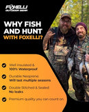 Foxelli Chest Waders, Waterproof 4mm Neoprene Hunting & Fishing Waders - Like New