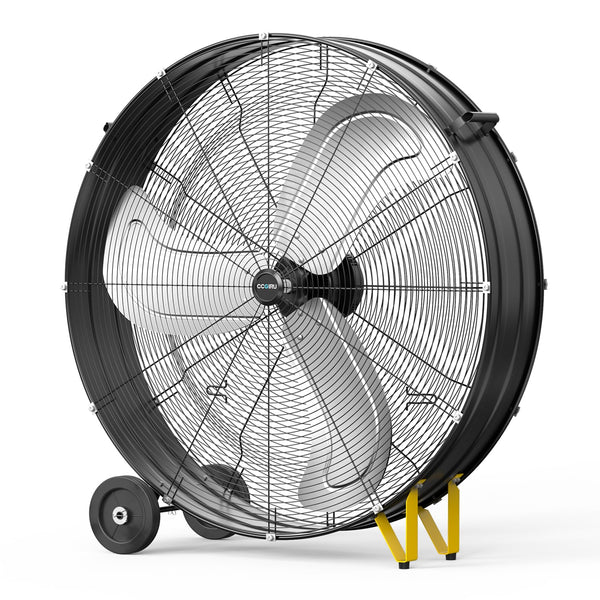 CCGIRU HIGH VELOCITY INDUSTRIAL DRUM FAN 36" SFDC-900F - BLACK - Like New