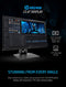 HP 23.8" FHD IPS LED Monitor Built-In Speakers VH240A VESA 1KL30AA - Black Like New