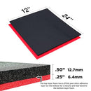5S TOOL BOX SHADOW FOAM CUSTOM SIZE (12" x 24", Black Top/Red Bottom) - Brand New
