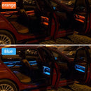 CHUANGHUI Car Interior Door LED Lighting Ambient Light Trim Strip - BLUE - Brand New