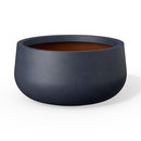 Kante Charcoal Concrete Planter 11.8" Dia All-Weather Round Small Pot - Brand New