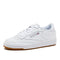 REEBOK MEN'S CLUB C 85 SNEAKER SIZE: WOMEN 8.5 (JP W25.5) - WHITE/GREY/GUM - Brand New