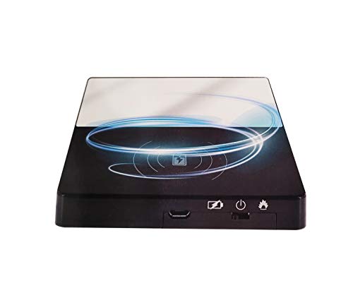 ADURO TECH THEORY 2 IN 1 BLACK MUG WARMER & WIRELESS PHONE CHARGER - BLACK - Like New