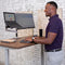 Ergotron – LX Vertical Stacking Dual Monitor Arm, VESA Desk Mount - Like New
