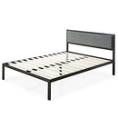 ZINUS KOREY METAL PLATFORM BED FRAME KING - BLACK - Like New