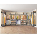 Timate U3 U Shape Garment Rack Heavy Duty for Hanging Clothes - Black - Brand New