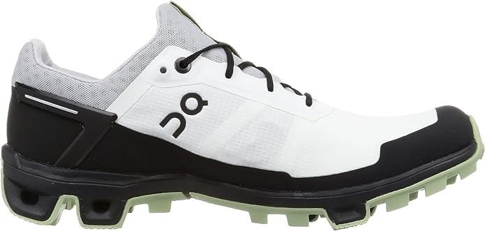 34.99001 On Running Cloudventure Peak Running Shoes Women's WHITE/LEAF 8.5 - Like New