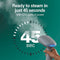 HAMILTON BEACH HANDHELD GARMENT STEAMER FOR CLOTHES, 11557 - GRAY/BLUE - Like New
