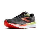 BROOKS MEN’S GHOST 16 NEUTRAL RUNNING SHOE SIZE MEN 10.5W BLACK/CITRUS/RED - Like New