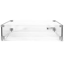 Barton 24" x 24" inch Fire Pit Wind Guard Tempered Glass 8mm Wind Guard - Brand New